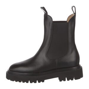 Dear Frances black leather Chelsea boots size 38